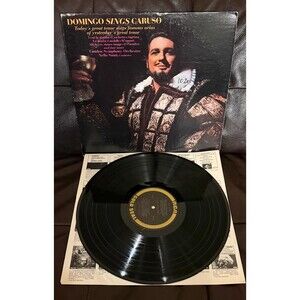 Vintage RCA Gold Seal Vinyl – Domingo Sings Caruso – Plácido Domingo